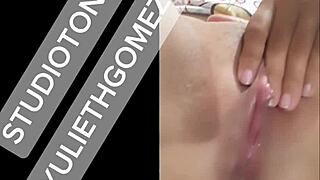 omg this uni girl's leaked vid shows her flashing pussy toys and dirty talk backstage real casero