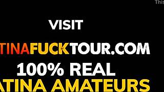 hardcore first date doggystyle with cute petite latina braces and huge cock