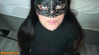 millie fox gulps 37 massive cum loads