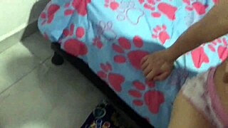 pov dirty esposa nora milf deepthroats husband's huge cock gagging ball licking before cum covered tits homemade