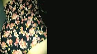 Homemade Black Couple Fucks Doggystyle Bent Over Car Outside