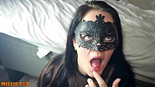 millie fox gulps 37 massive cum loads