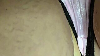 Stranger Rips Clothes and Dumps Massive Cum in Her Pink Panties Toilet