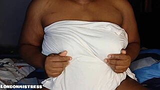 bbw hairy mature milf masturbates big clit pussy moaning to dirty orgasm