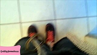 stay at my feets while i piss ya toilet dog n worship em good!!