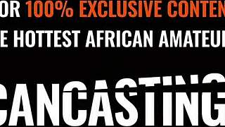 bubble butt ebony babe rides monster white cock for modeling gig interview