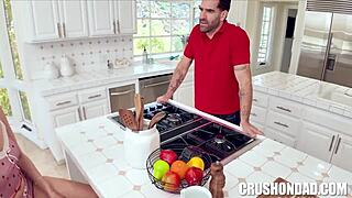 Curious Ukrainian Virgin Teen Caught In First Threesome Pound Session