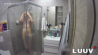 shower secrets: luuv abbadon shaves smooth, teasing every inch for her big reality show reveal