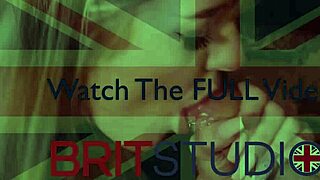 British nurse in uniform delivers sloppy deepthroat blowjob to eager patient before wild fucking and cumshot