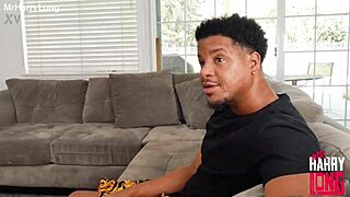 big booty milf chokes on huge cocks in sloppy mmf creampie threesome