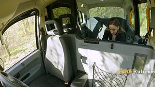 taxi driver babe, massage my pussy for that free ride scissoring style?