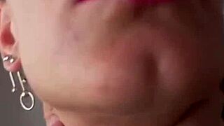 Submissive shaved fuckslut vilja roughly dominated POV slaps