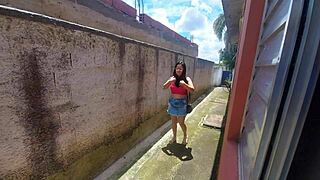 dirty brazilian wife confesses wild night to cuck hubby then takes his huge load deep in her wet pussy