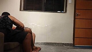 she flashes her assets happily waiting for her lover's visit later