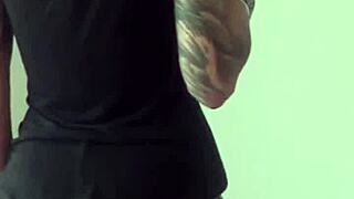 Submissive shaved fuckslut vilja roughly dominated POV slaps