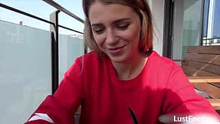 girl next door mary kalisy drops jaws with her tight blonde pussy ride magic