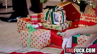 xmas family creampies petite teen parker ambrose with richard glaze cock