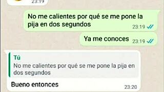 Mi novia prueba leche en web chat y dice le encanta tanto