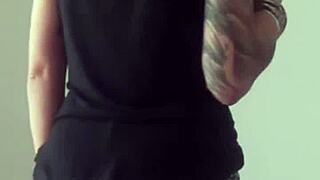 Submissive shaved fuckslut vilja roughly dominated POV slaps