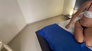 skinny brunette latina fucks boyfriend's brother-in-law homemade