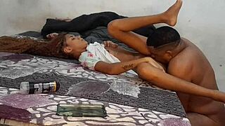 Skinny Teen Cums on Ex-Stepdad's Cock After Cinema Date