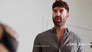 Devoted husband watches wife's risky fling with hidden excitement