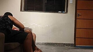 she flashes her assets happily waiting for her lover's visit later