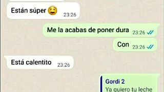 Mi novia prueba leche en web chat y dice le encanta tanto