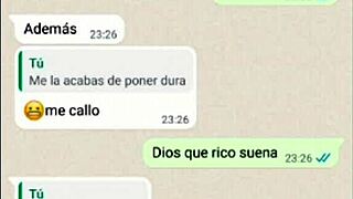 Mi novia prueba leche en web chat y dice le encanta tanto