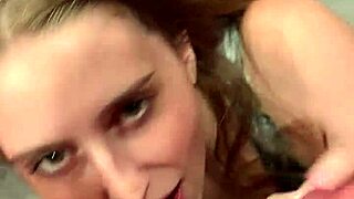 pretty pawg laney grey's tight teen throat gulps college teacher's huge cock cum bareback