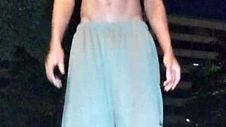 pick me up daddy for dorm workout creampie fun