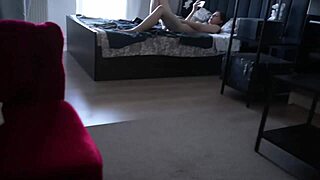 after college class quick fuck in my bedroom with pretty brunette