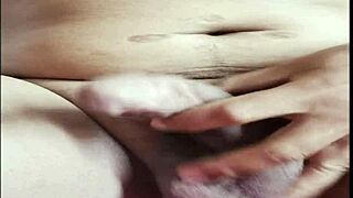 filipina wife locks bedroom door for steamy pov video call sex