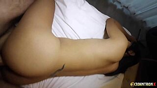 johntronx's young asian teen gets horny anal creampie pounding