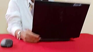 i spot this gorgeous milf watching porn n make her suck my cock then fuck her squirting pussy