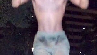 pick me up daddy for dorm workout creampie fun