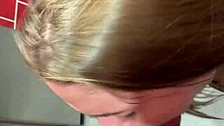 pretty pawg laney grey's tight teen throat gulps college teacher's huge cock cum bareback