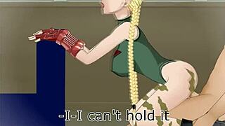 girl, sucking my cock in cammy cosplay then doggystyle outdoors? hot!