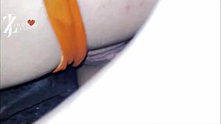 Big Ass Brazilian Teen Whore Rides Huge Cock with Anal Plug Then Creampie