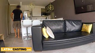 latina teen rides american big white cock cowgirl casting