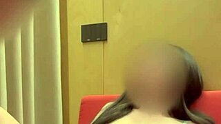 Petite asian couple tests toys on shaved pussy riding to creampie bliss