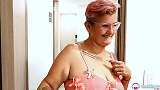 damn la abuela's fighting grandpa and now wants movies with both young guys big cocks