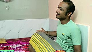 desi wife overflows with lust in ex threesome