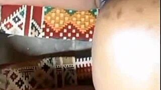 Slutty stepsis bent over monster bbc doggystyle