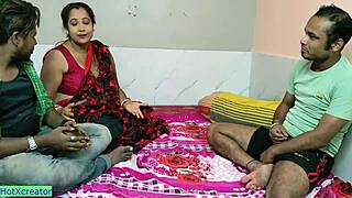 देसी बीवी के एक्स थ्रीसम में लस्ट से भरी चुदाई