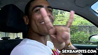 brunette latina fucks outside big ass tits colombian style