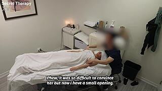 tattooed kendal milf surrenders to therapist's firm hands