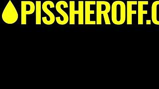 cute blonde latina teen 18yo soaks pussy in first golden shower