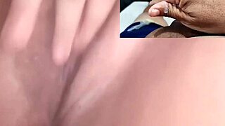 Watch my ex's naughty teen siririca makes me cum hard on sheer red!