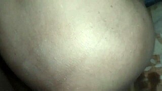 Big tits indian stepmom moans loud from huge anal pounding and pussy squirting by muscular stud